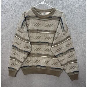 Vintage‎ Classics By Palmland Sweater Adult XL Multicolor Knit Crewneck 90s Y2K